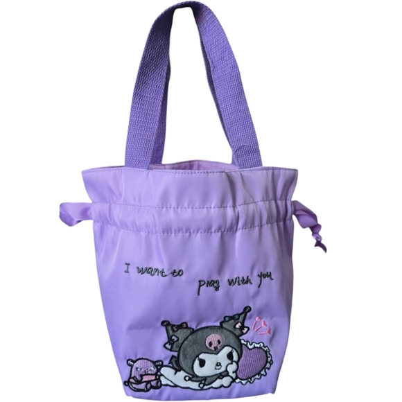 Kuromi Drawstring Bag - Picture 1 of 7